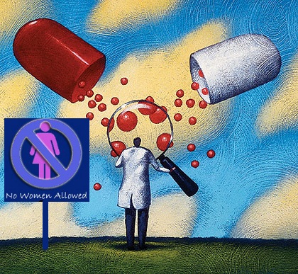 Läkemedel provas bara på män